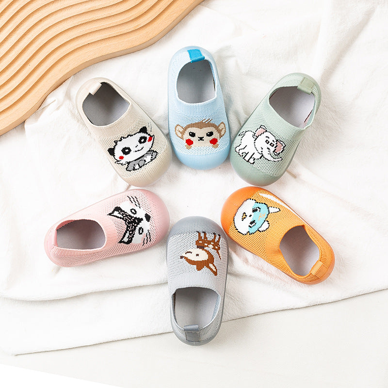 Anti Rutsch Schüchen Baby mit Tiermotiv
