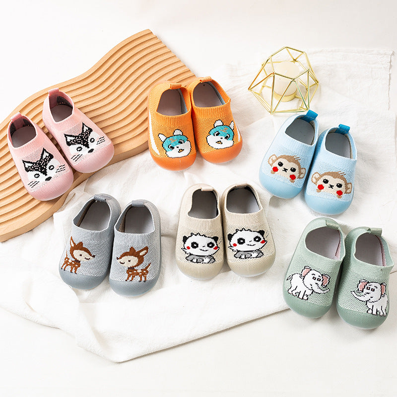 Anti Rutsch Schüchen Baby mit Tiermotiv